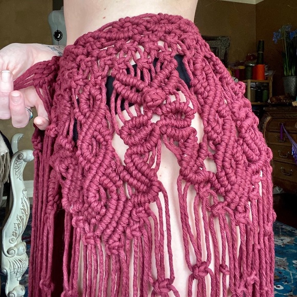 Handmade Macramé GoodVibeGoda Skirt - Picture 12 of 13